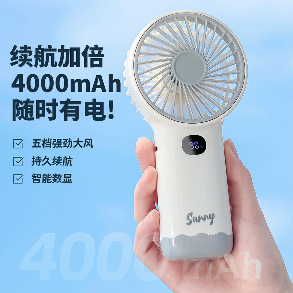 Portable USB Handheld Mini Fan for Office, Desk, Dorm, and Outdoor Use