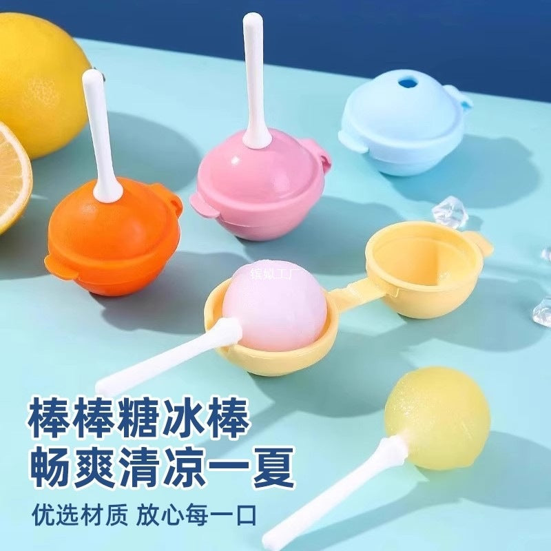Silicone Ice Pop Molds with Sticks - Reusable Mini Ice Cream Bar Maker for Homemade Treats
