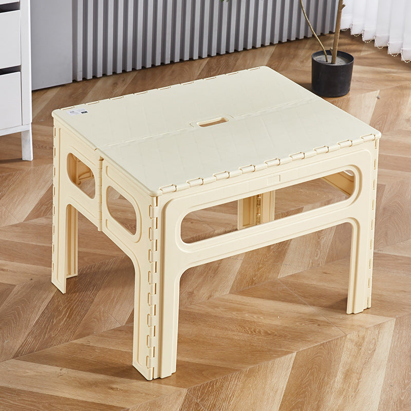 Kids Portable Folding Plastic Activity Table for Indoor Outdoor Camping Picnic