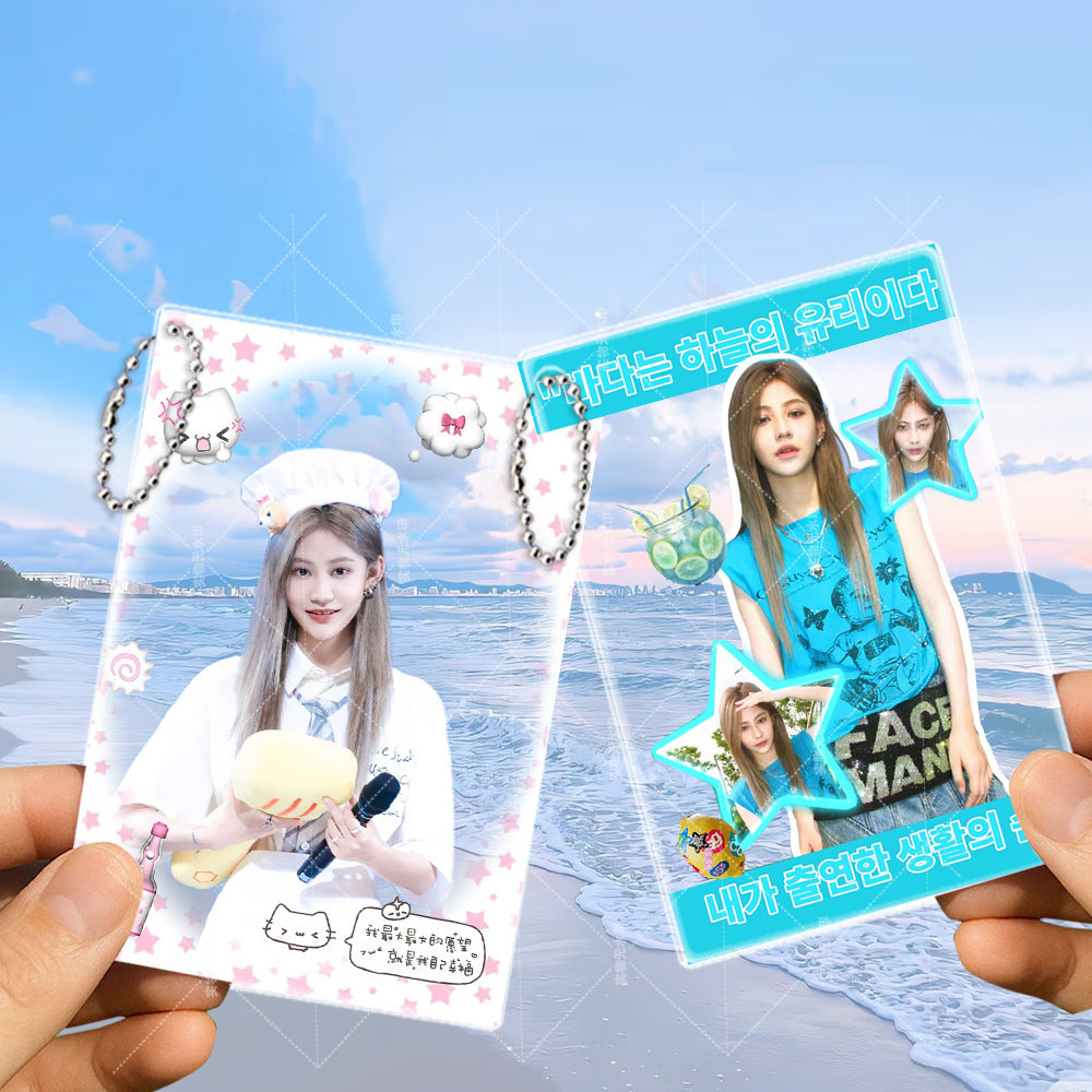 Yuan Yiqi Concert Fan Merchandise Acrylic Photocard Keychain