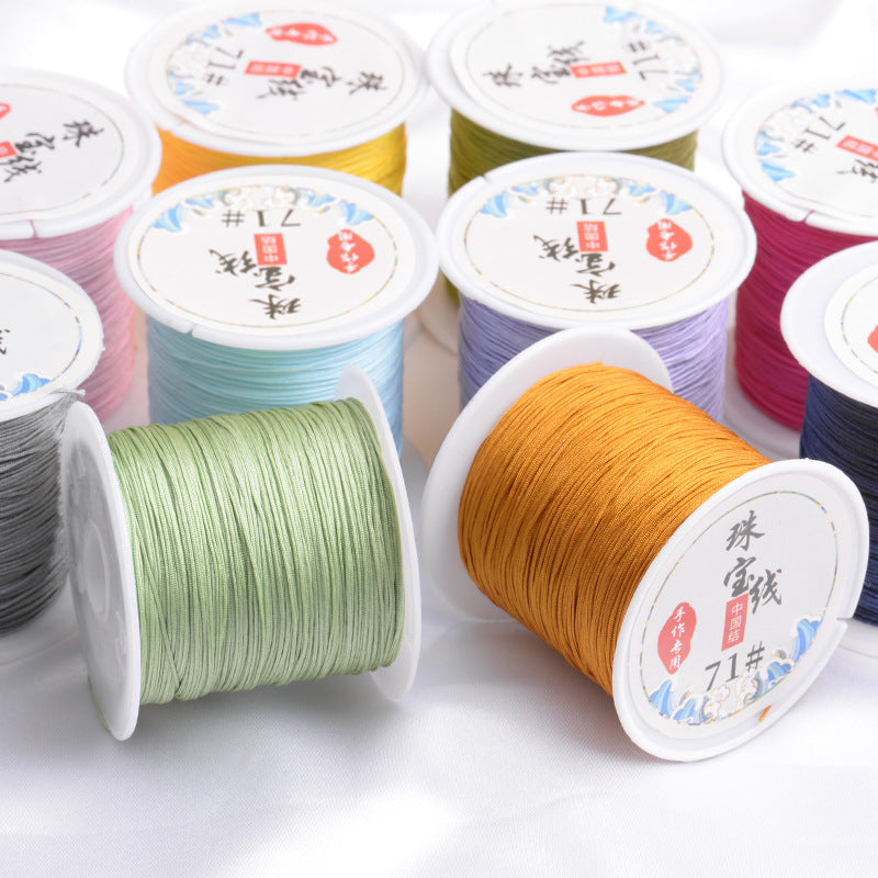 0.4mm Taiwan Jade Thread for DIY Hand-Woven Beading