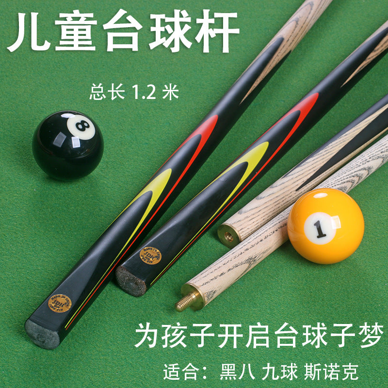 1.2m Kids Snooker Pool Cue Stick Small Head Billiard Table Cue for Chinese Eight Ball