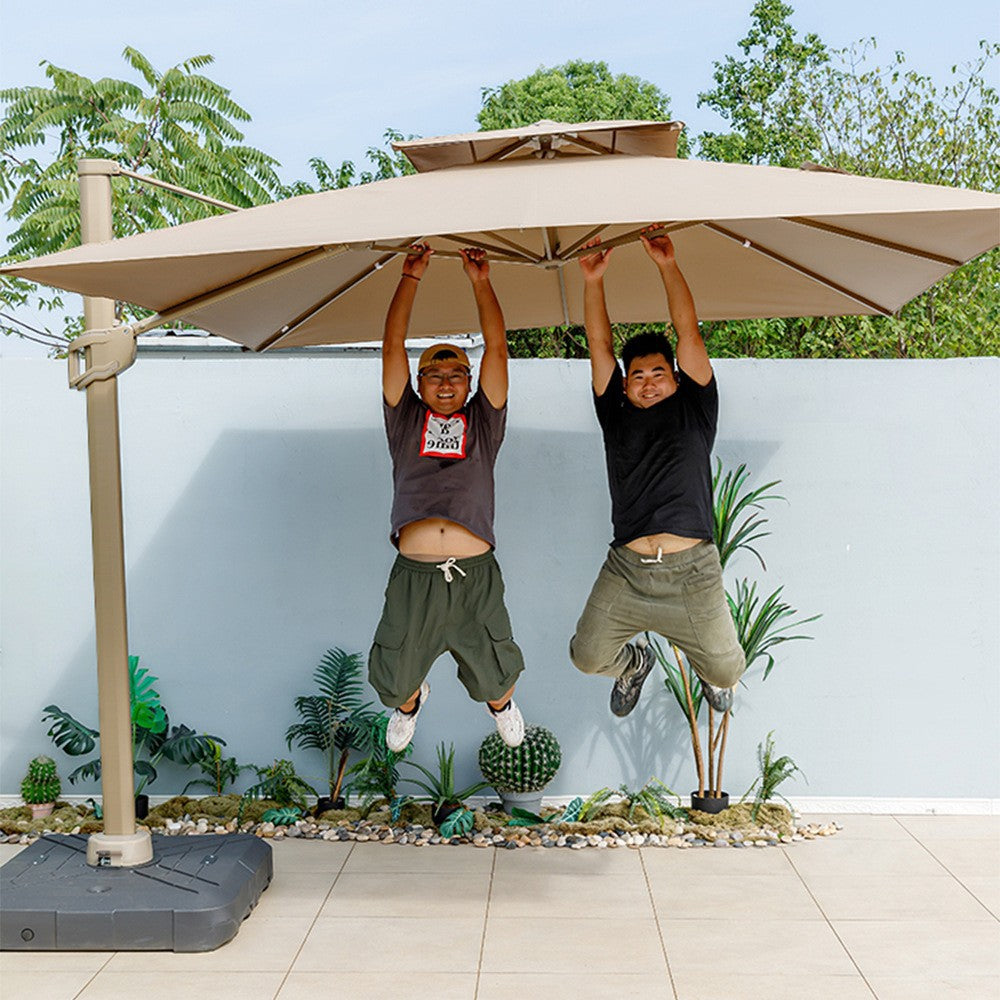 Outdoor Patio Umbrella Canopy Replacement Cover for Garden Swing and Yard