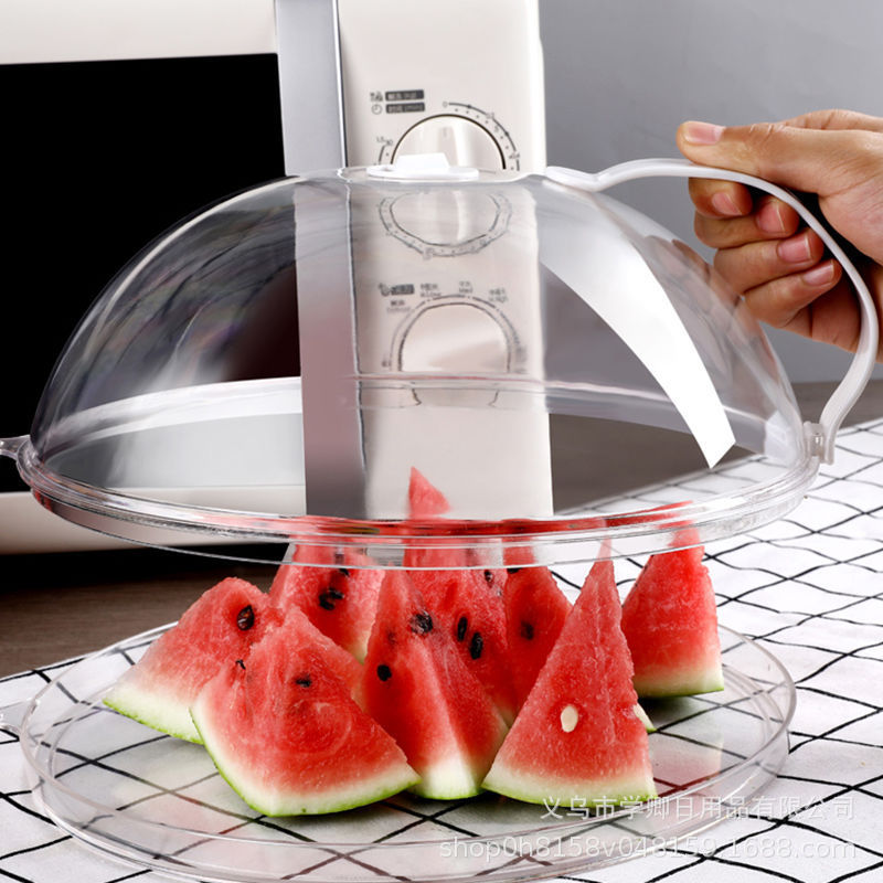 Microwave Food Cover with Steam Vent, Splatter Guard, and Fresh-Keeping Lid