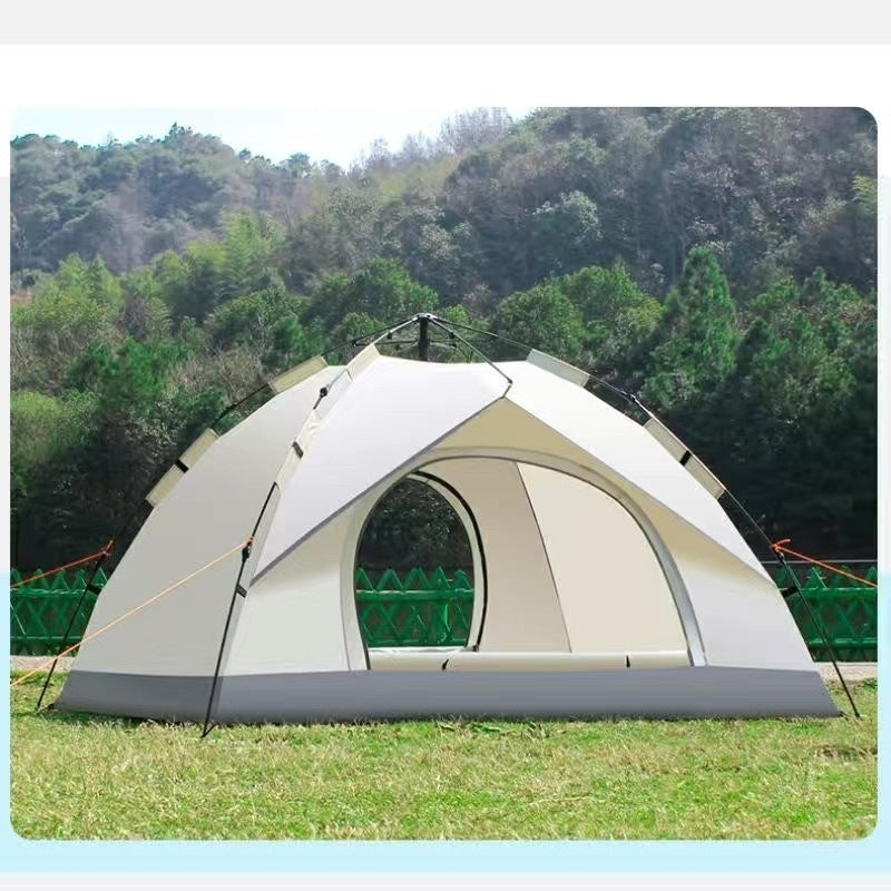 Automatic Hydraulic Outdoor Camping Tent Waterproof Sunshade Double Layer Family Tent