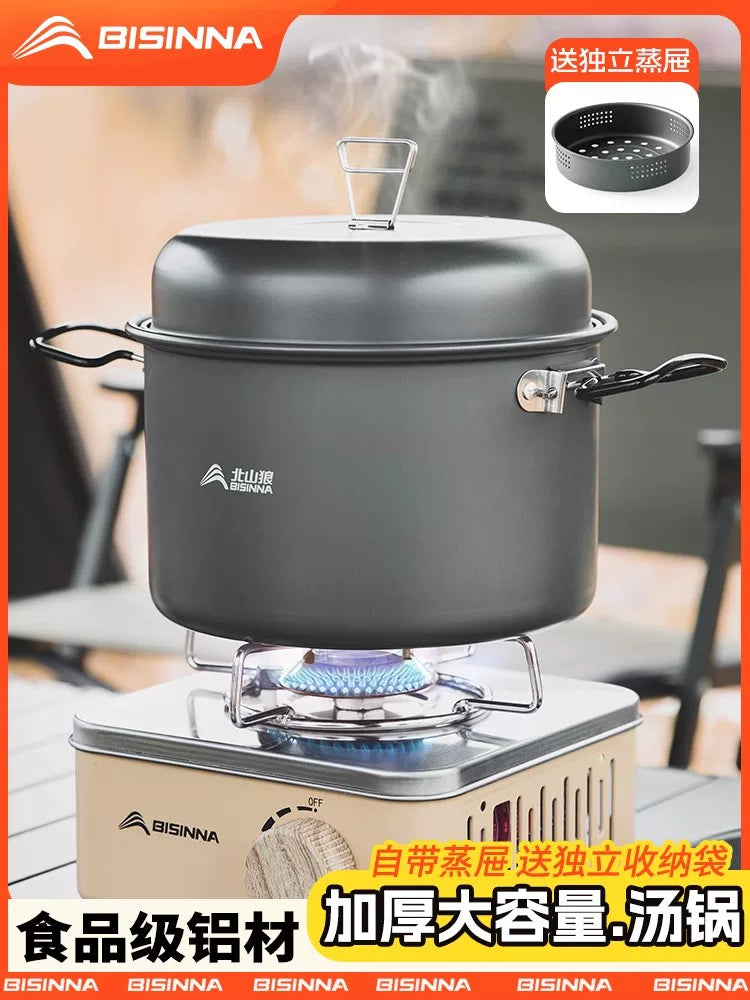 Beishanlang Aluminum Alloy Camping Cookware Set for Outdoor Stove