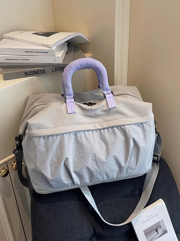 Large Capacity Travel Duffel Bag for Business Trips, Fashionable Lightweight Maternity and Gym Storage