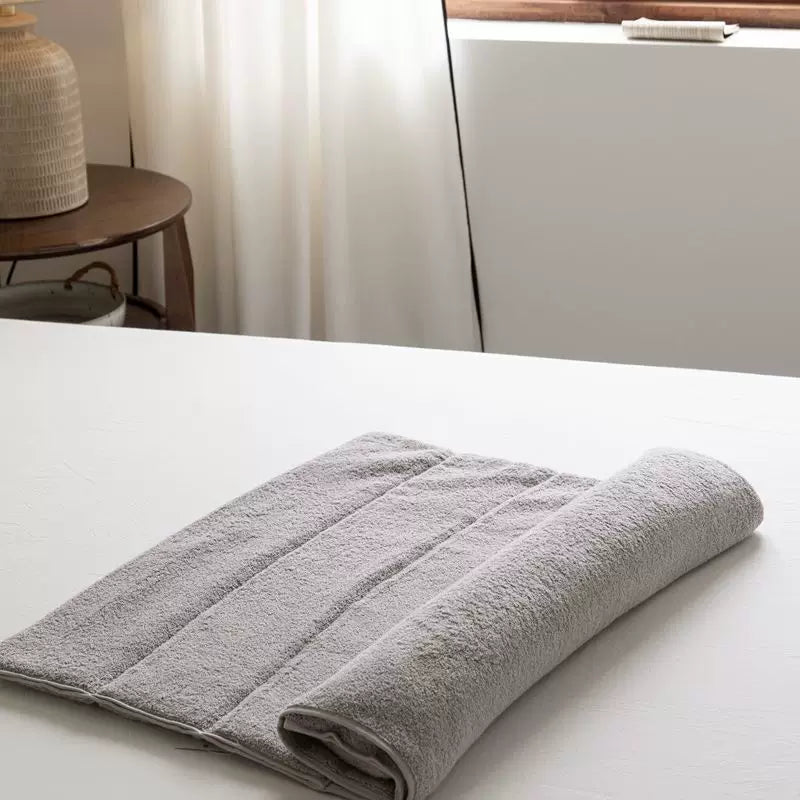 Adjustable Height Cotton Towel Pillow for Neck Support and Sleep, Foldable Travel and Home Pillow Core