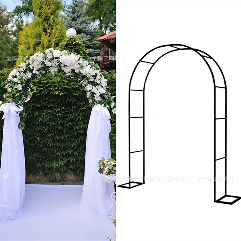 Wedding Arch Backdrop Stand for Balloons, Flowers, and Climbing Plants