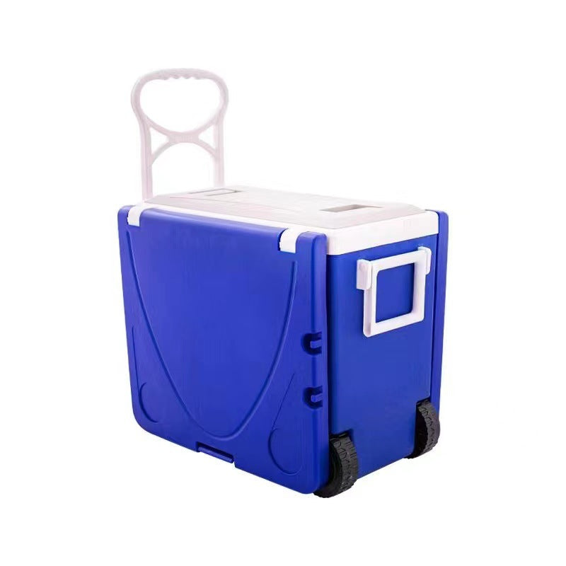Portable Rolling Cooler with Handle for Outdoor Activities