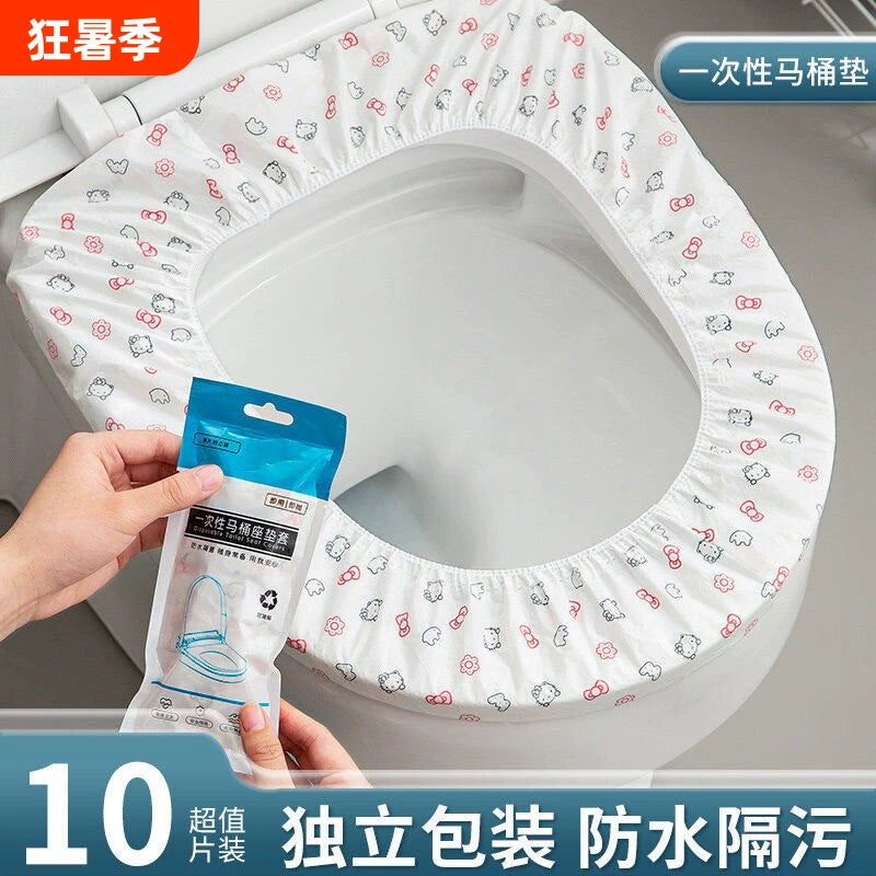 Disposable Toilet Seat Covers Individually Wrapped Waterproof Sterilized for Travel and Hotels