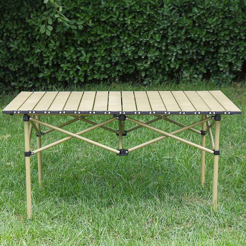 Portable Aluminum Alloy Folding Camping Table for Outdoor Picnic Fishing
