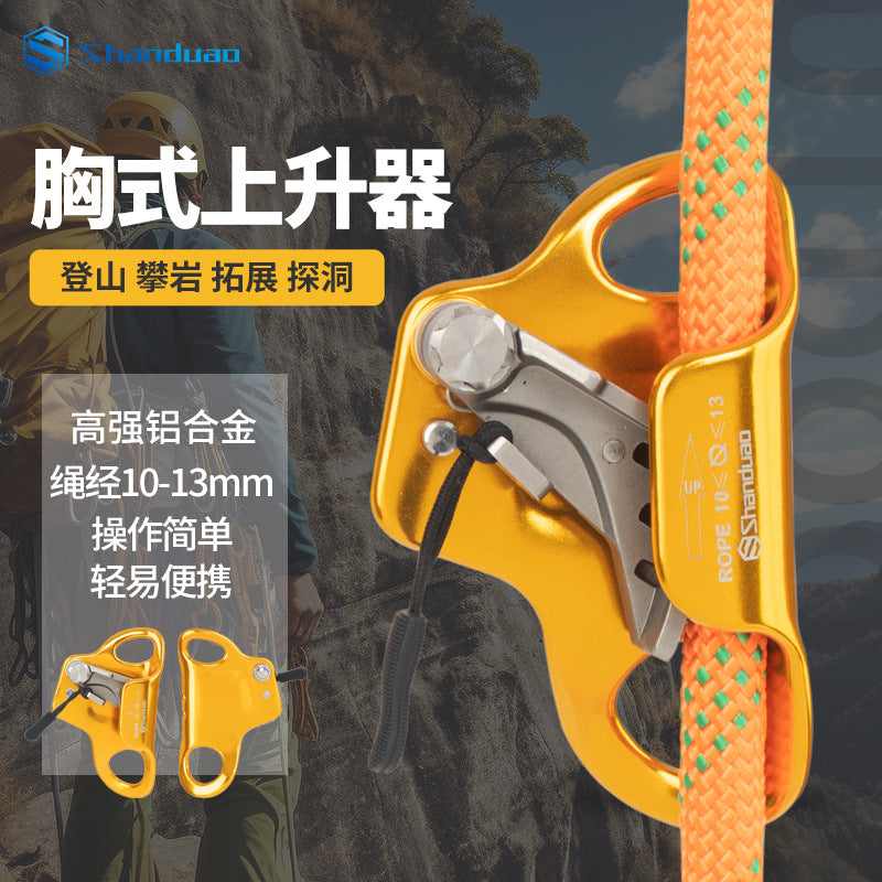 SOTO Outdoor Chest Ascender for Rock Climbing Caving and Rope Access