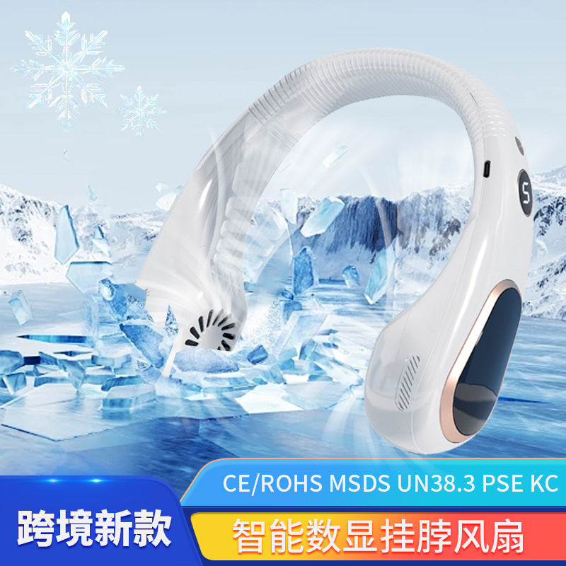 Portable Neck Fan USB Rechargeable Hands-Free Personal Fan with Long-Lasting Battery