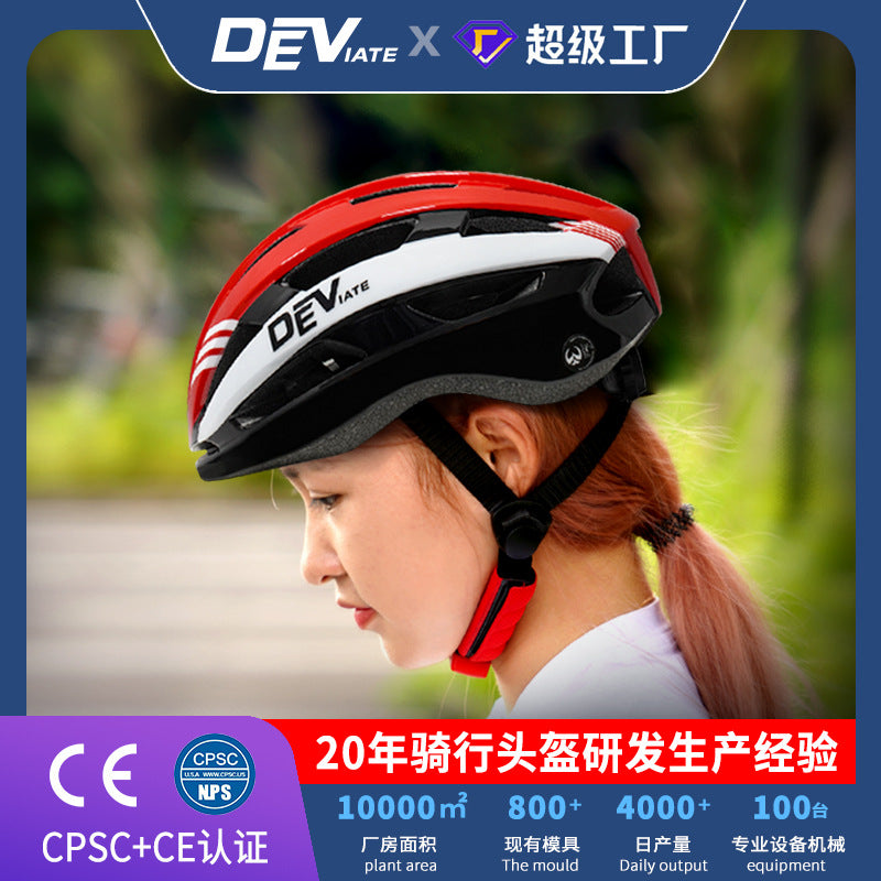DEVIATE Adult Cycling Helmet for Mountain and Road Bikes