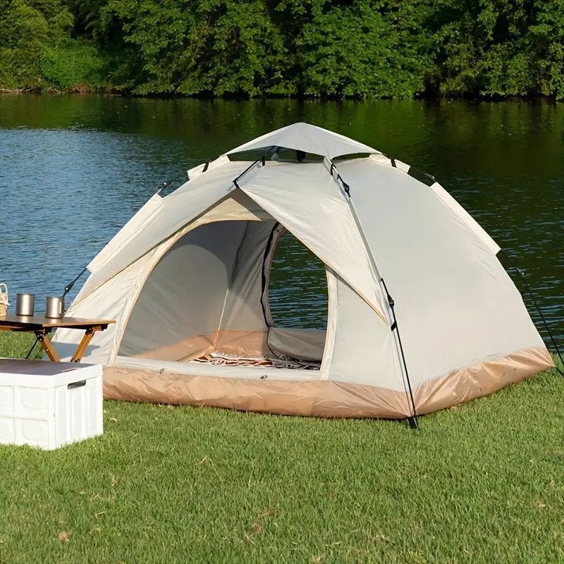 Automatic Pop-Up Camping Tent for Outdoor Adventures, Waterproof and Portable