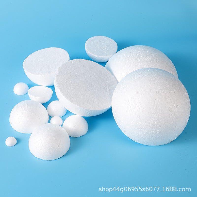 Polystyrene Foam Half-Sphere for DIY Crafts and Art Projects