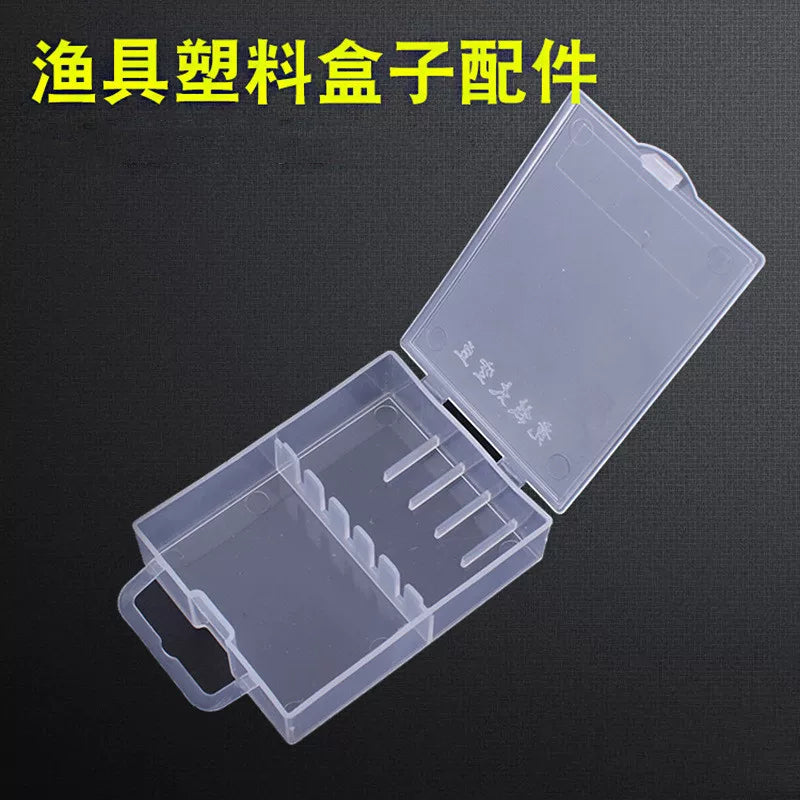 PP Plastic Storage Box for Fishing Space Beans, Transparent Organizer Case for Small Parts and Accessories