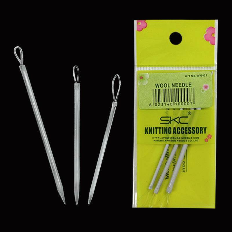 SKC Nylon Yarn Small Knitting Needles for DIY Handcrafts, Colorful Aluminum Crochet Hooks