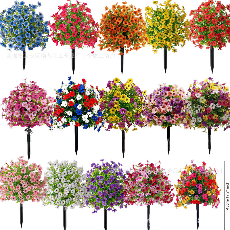 Artificial Morning Glory Hanging Vine for Garden & Home Decor