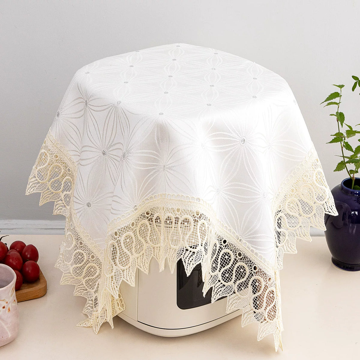 Multi-purpose Dust Cover for Kitchen Appliances - Rice Cooker, Bread Maker, Coffee Machine