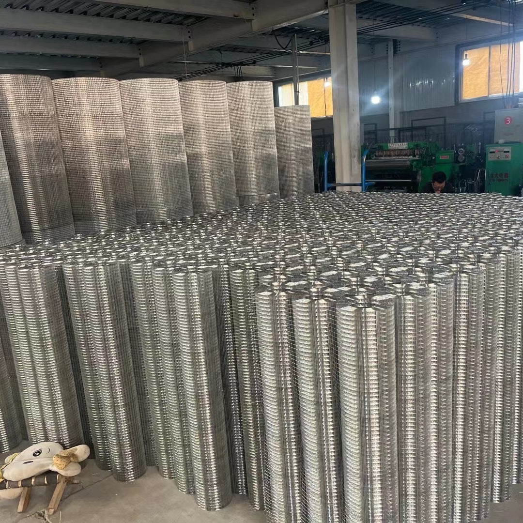Galvanized Welded Wire Mesh for Animal Enclosures and Fencing, Rust-Resistant Steel Wire Netting