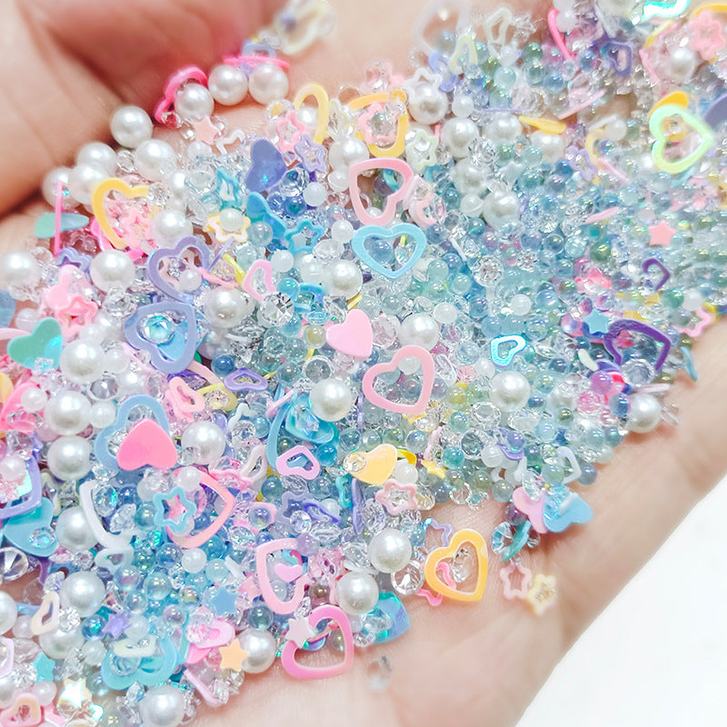 Iridescent Glass Beads UV Resin Filler for DIY Crafts