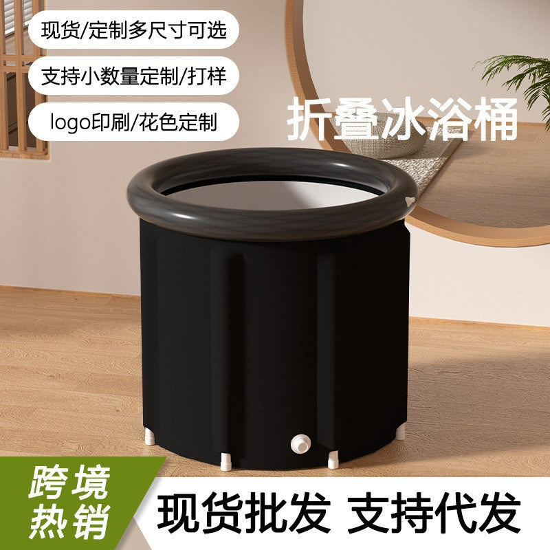 Portable Inflatable Adult & Kids Bathtub for Indoor/Outdoor Use - Hot & Cold Soaking Tub
