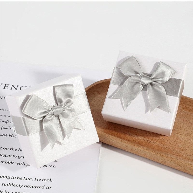 Wholesale Jewelry Box with Bowknot Lid for Necklace Ring Earrings - Gift Packaging