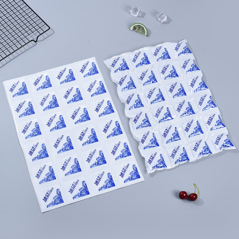 Disposable Self-Absorbing Ice Pack for Fresh Food and Fruit Preservation, Express Delivery, No Water Injection Required