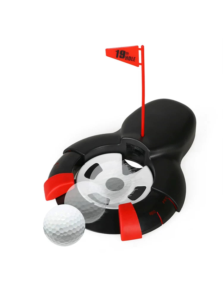 HOW TRUE Golf Automatic Ball Returner Adjustable Width Gravity Sensor Indoor Putting Trainer