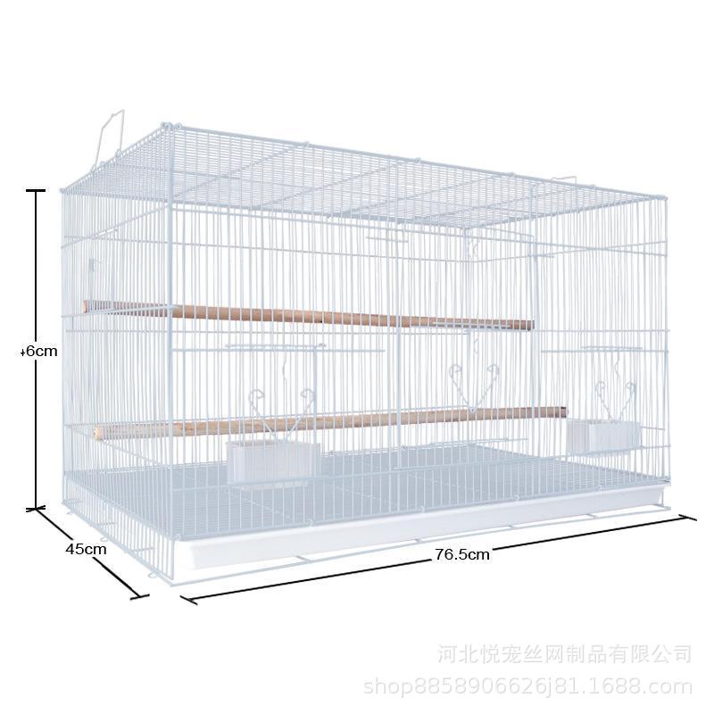 Large Household Bird Cage for Parakeets, Mynahs, Thrushes, and Pigeons