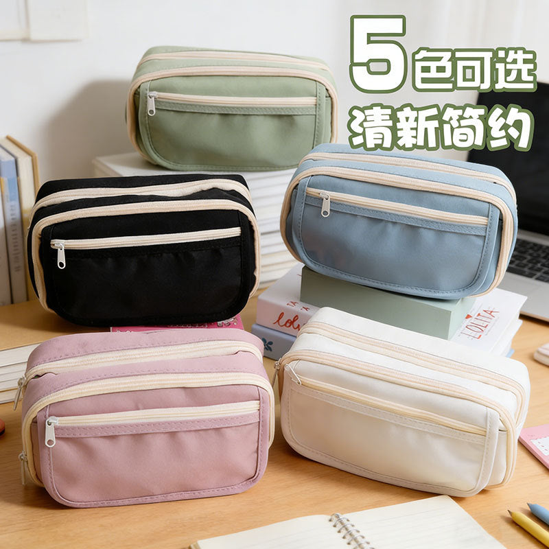 2024 New Nine-Layer Panda Large Capacity Pencil Case for Girls and Middle School Students