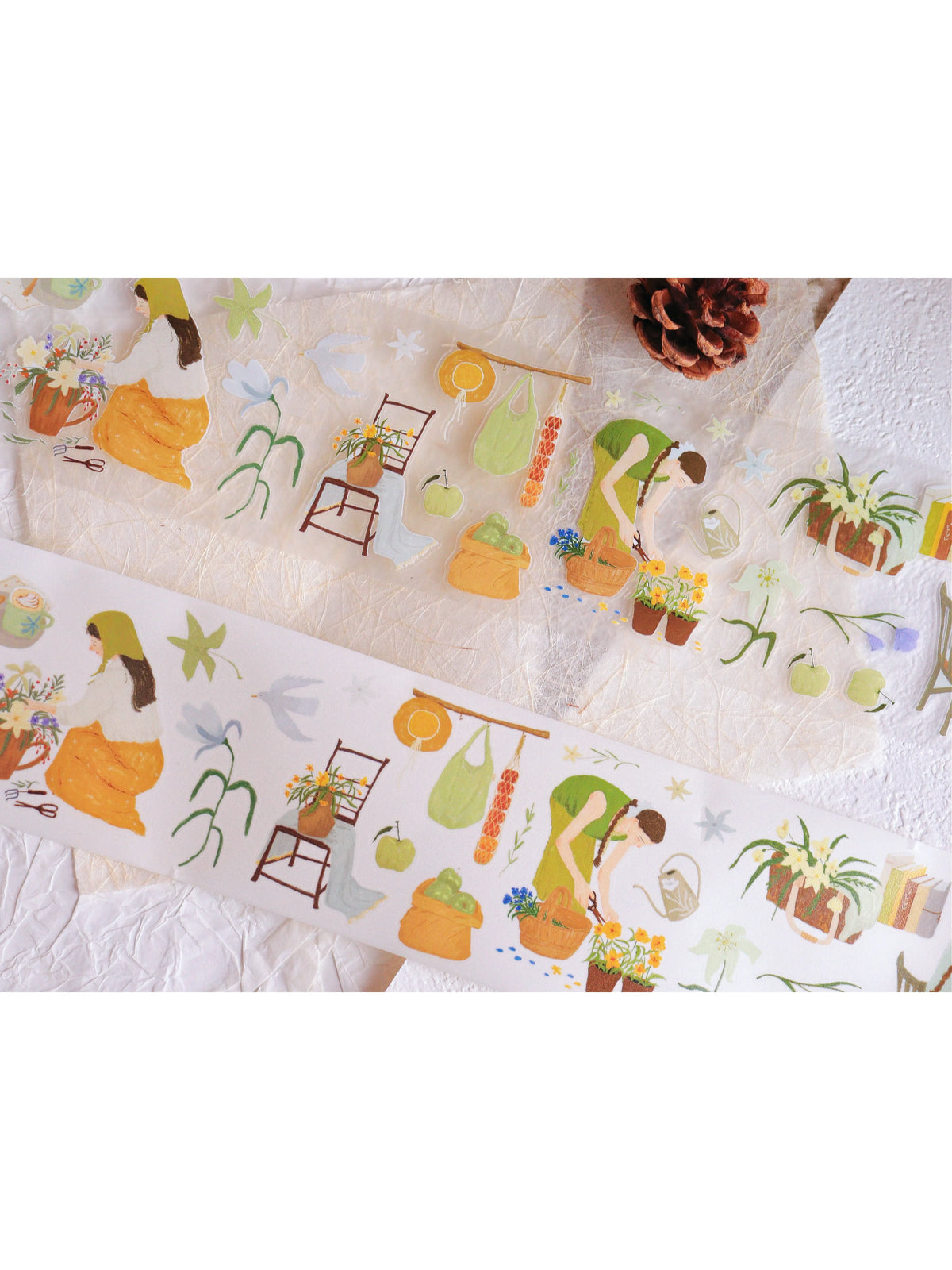 Spring Handmade Collection Washi Tape & Matte PET Tape for Journaling and Crafts