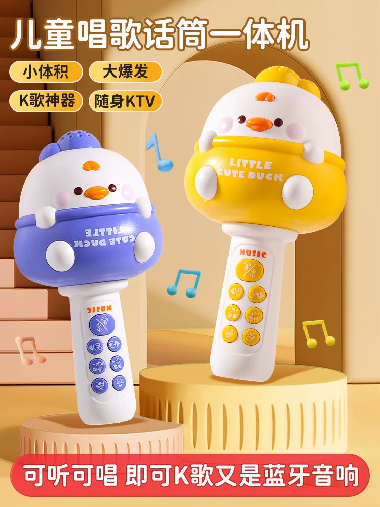 Kids Wireless Karaoke Microphone with Echo, Early Education Toy for Boys & Girls