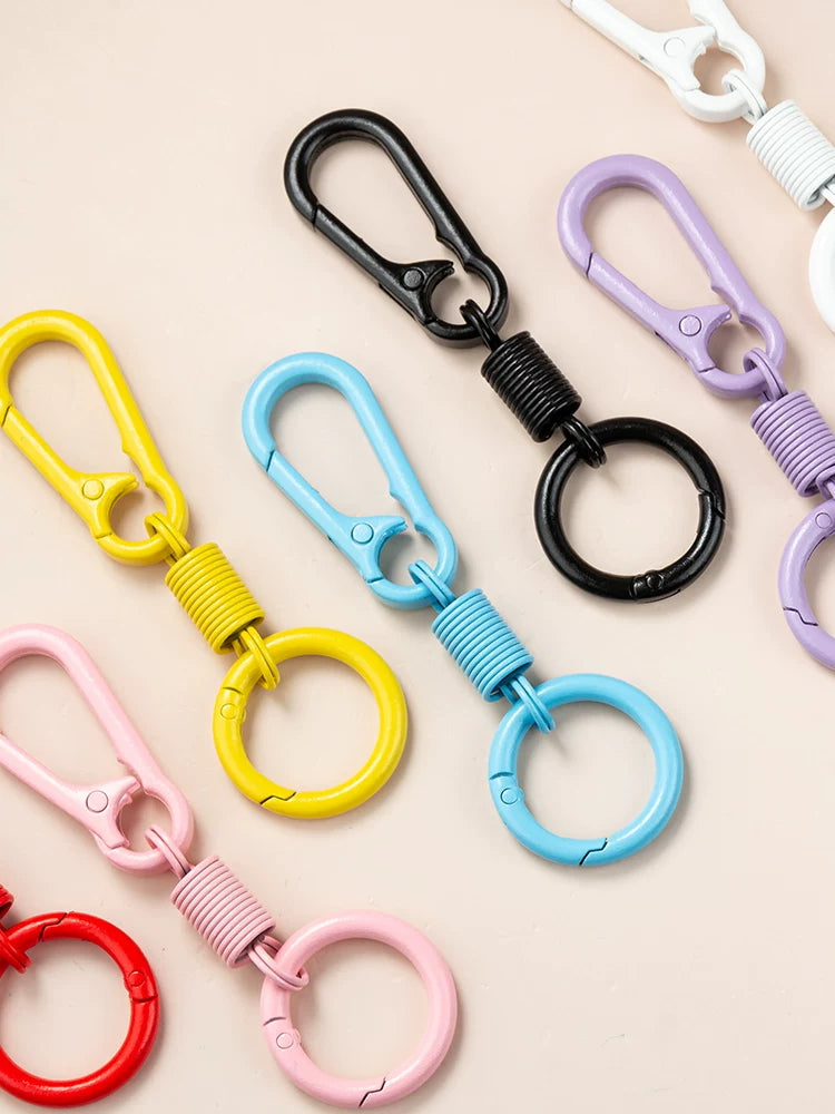 Gradient Color Keychain Straps for Bags and DIY Accessories (2-Pack)