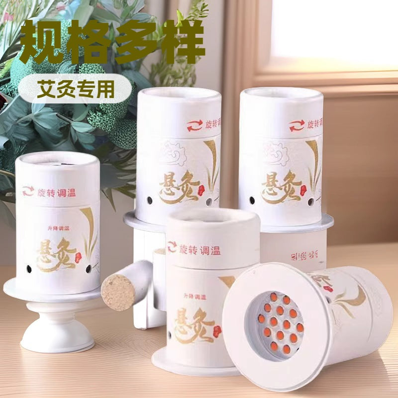 Portable Moxibustion Stick Holder for Home Use, Smokeless Mini Moxa Roll Burner