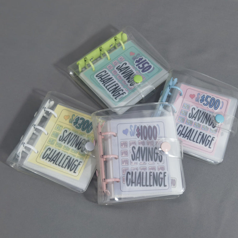 Savings Challenge Binder with Cash Envelopes - Budget Planner for Financial Goals