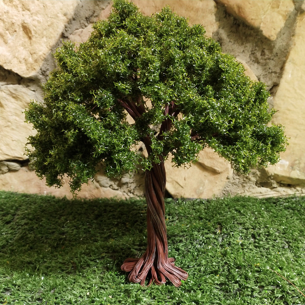 DIY Handmade Wire Tree Model for Micro Landscape and Architectural Layouts, 15-35cm