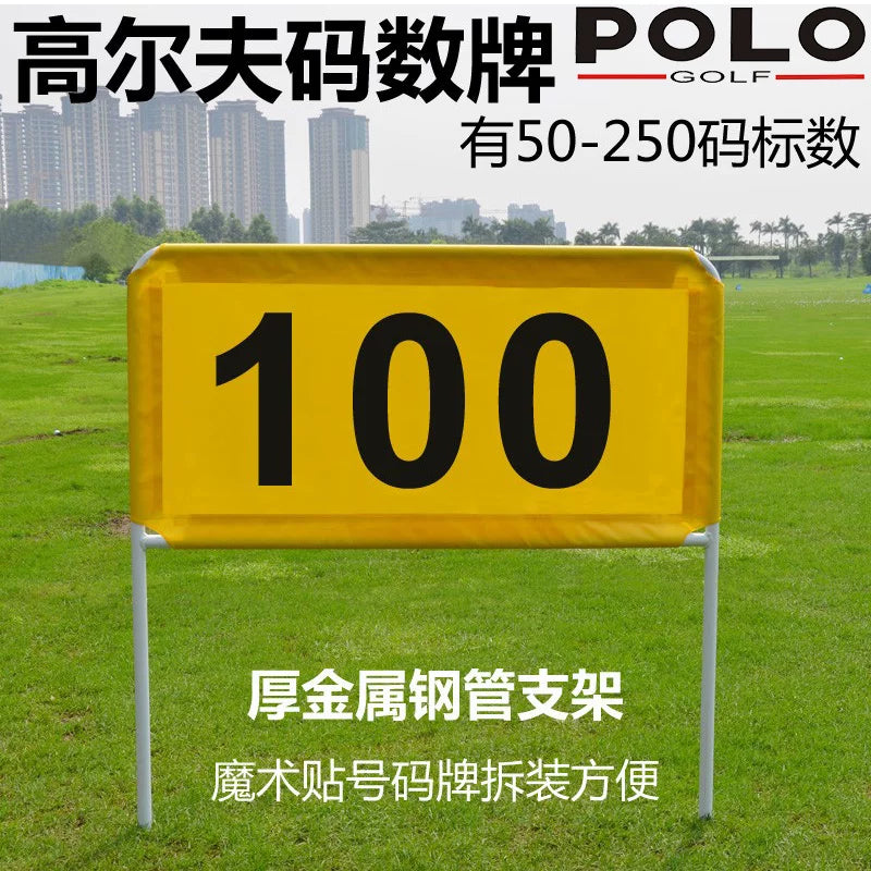 Golf Range Canvas Yardage Marker for Practice
