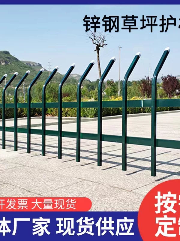 Galvanized Steel Garden Fence Outdoor Landscape Border