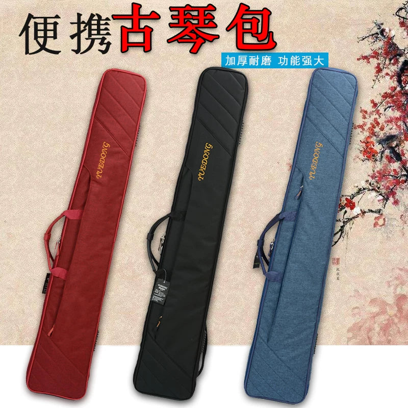 Guqin Padded Oxford Fabric Gig Bag with Shoulder Straps, Hand Carry, Shockproof & Scratch-Resistant