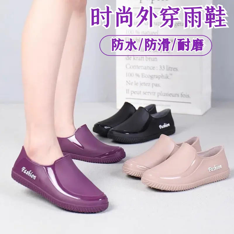 Women's Non-Slip Waterproof Rain Boots for Kitchen Work
