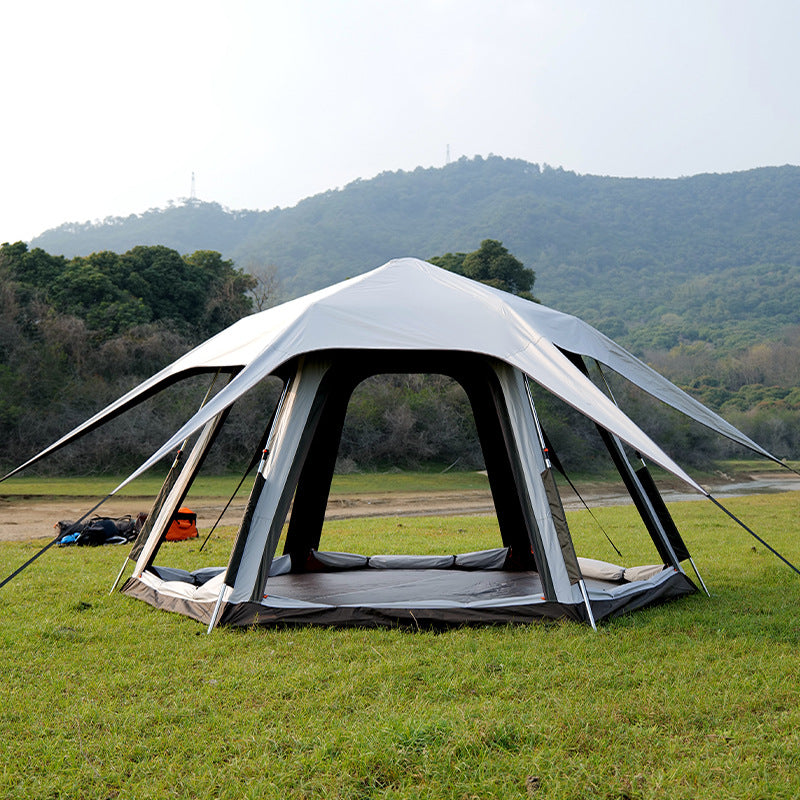 Alltel Outdoor Camping Yurt Circus Tent Automatic Rainproof 4-Season Thickened Hemisphere Tent