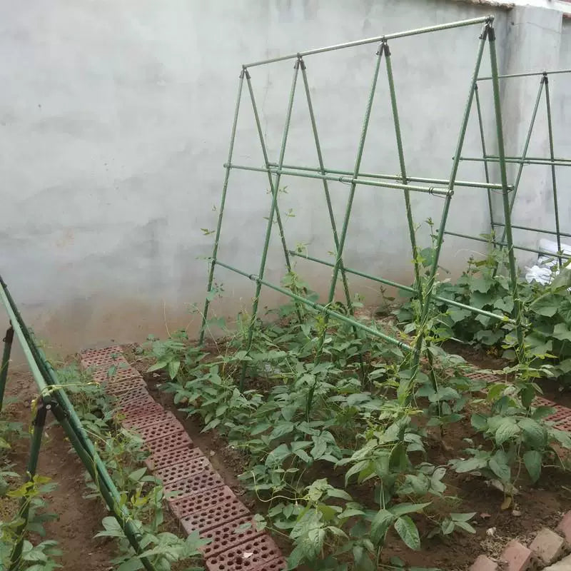 Balcony Vegetable Rack Climbing Frame Garden Flower Stand Plant Support for Beans and Cucumbers