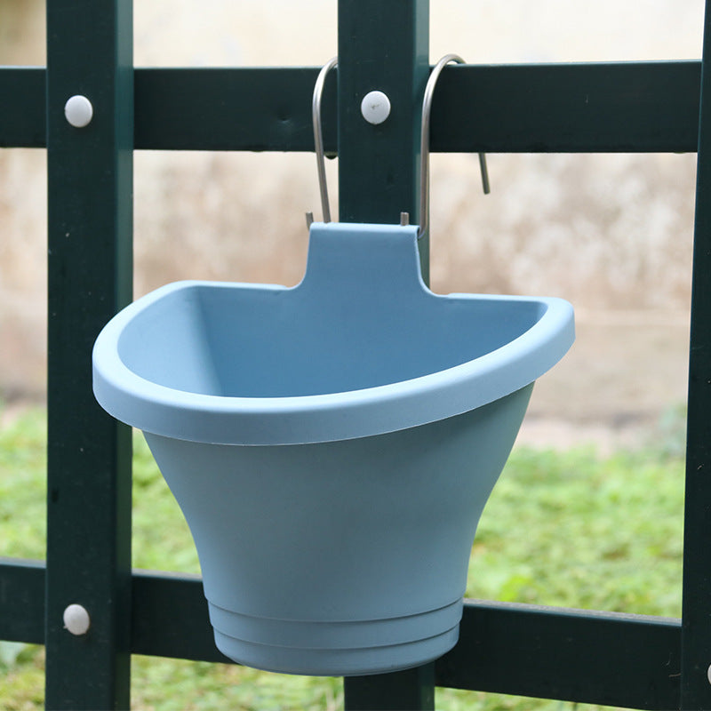 Modular Wall-Mounted Hanging Planter for Balcony Railings