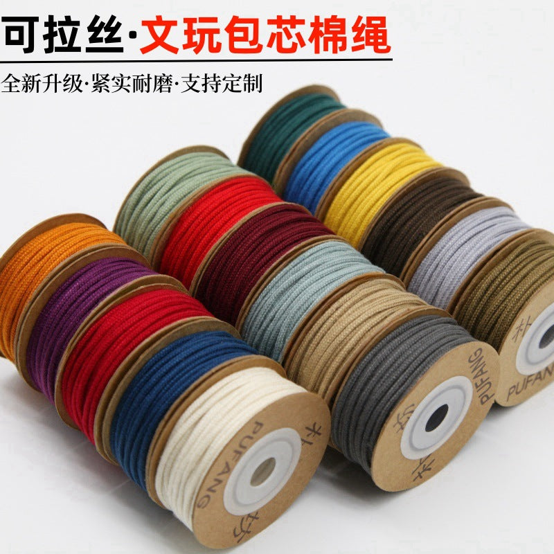 Durable Cotton Core String for Beaded Bracelets and Crafts