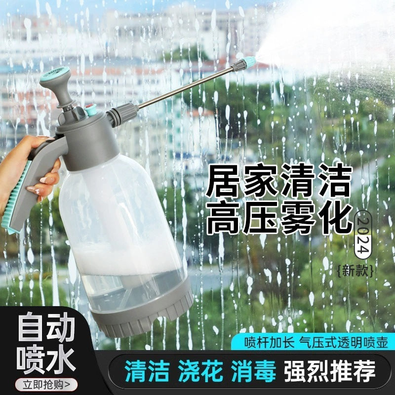 2024 New Pressurized Spray Bottle for Cleaning Glass and Household Use, High-Pressure Foam Sprayer