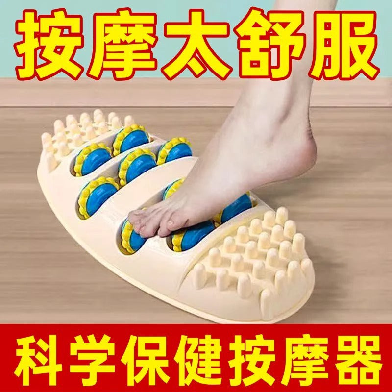 Acupressure Foot Massager Mat with Rolling Balls for Reflexology and Circulation