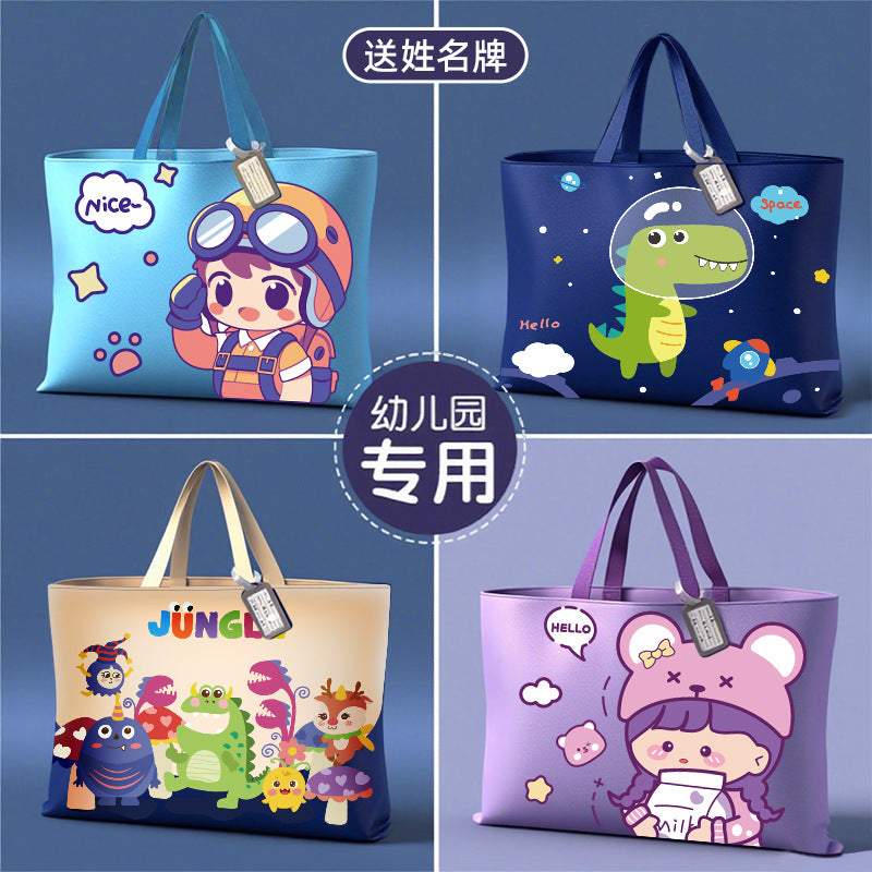 Cartoon Oxford Cloth Storage Bag for Quilts and Bedding, Zippered Moving and Packing Organizer, Waterproof and Moisture-proof